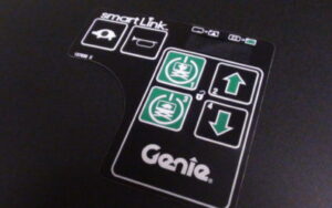 The Label Adhesives with arrow buttons from Marketing system Inc