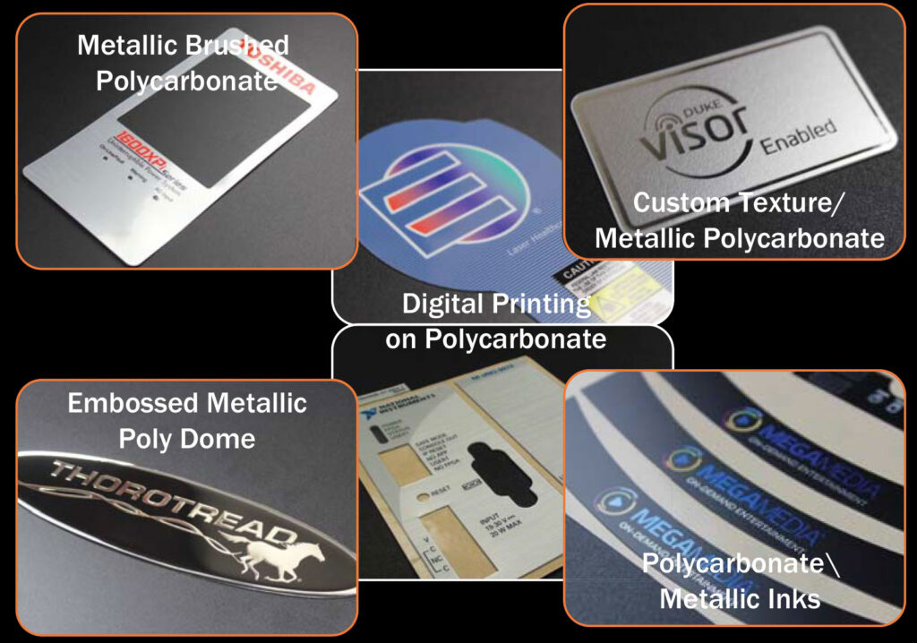 Metallic label and nameplate options offered at Marking Systems