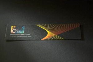 Digitally printed nameplate from Marking Systems.