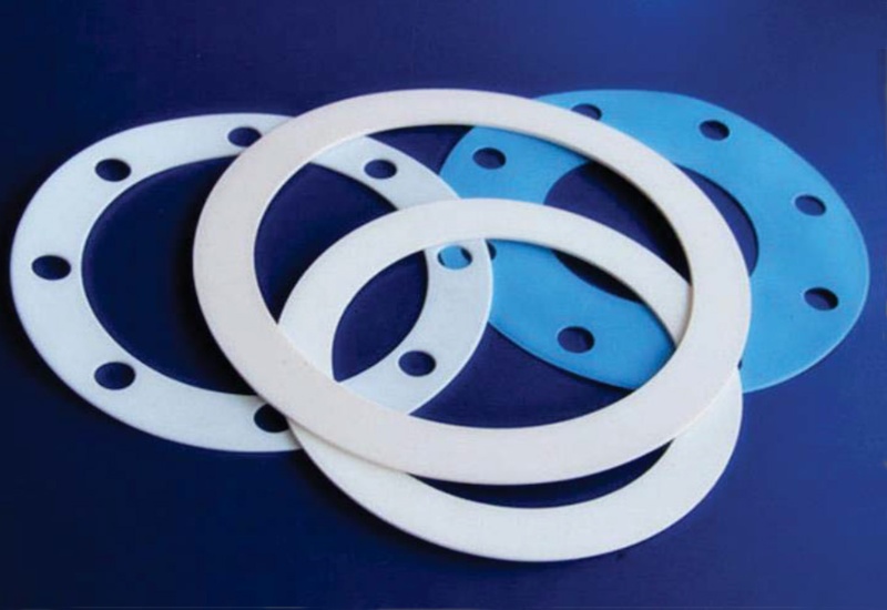 The Four gaskets from Marking Systems for die-cut label printing.