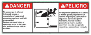 The poster of 3M adhesives danger warning 3M adhesives.